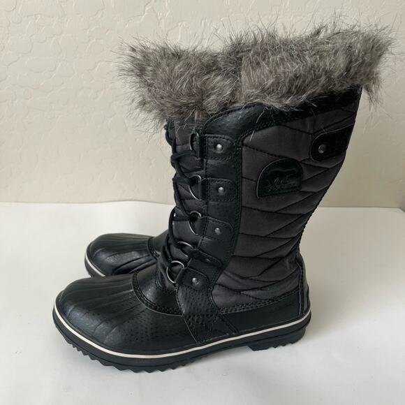 SOREL Tofino II Waterproof Winter Snow Boots black grey 8 - Picture 5 of 14